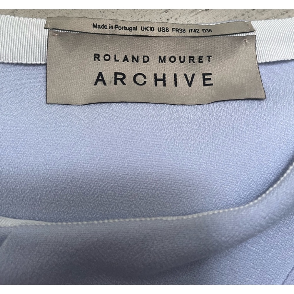ROLAND MOURET Abrams crepe pencil skirt size 6 - Picture 13 of 15